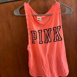 PINK sleeveless shirt